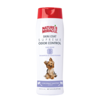 Natures Miracle Skin & Coat Odor Control Dog Shampoo & Conditioner 473ml image
