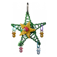 SuperBird Christmas Star Plastic Bird Toy for 11 x 7cm image