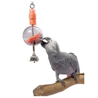 Featherland Paradise Foraging Sphere w/ Bell Bird Toy 25 x 7.5cm image