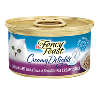 Fancy Feast Creamy Delights Wet Cat Food Chicken Feast in Creamy Sauce 24 x 85g image