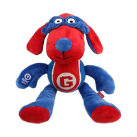 GiGwi Agent Dog Durable Indoor Play Dog Squeaker Toy image