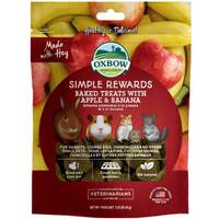 Oxbow Simple Rewards Small Animals Baked Treats w/ Apple & Banana 85g image