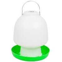 Avione Poultry Green & White Plastic Drinker - 5 Sizes  image