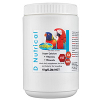 Vetafarm D'Nutrical Calcium Vitamins Mineral Supplement for Birds - 5 Sizes image