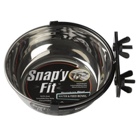 Midwest Pets Snapy Fit Stainless Steel Rust Resistant Bowl - 4 Sizes  image