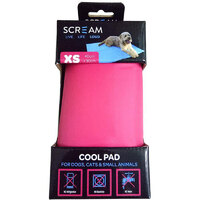 Scream Cool Pad Pet Cooling Mat for Dogs Cats & Small Animals Loud Pink -2 Sizes image