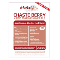 Betavet Natural Solutions Chaste Berry + Red Marine Minerals for Horses - 4 Sizes image