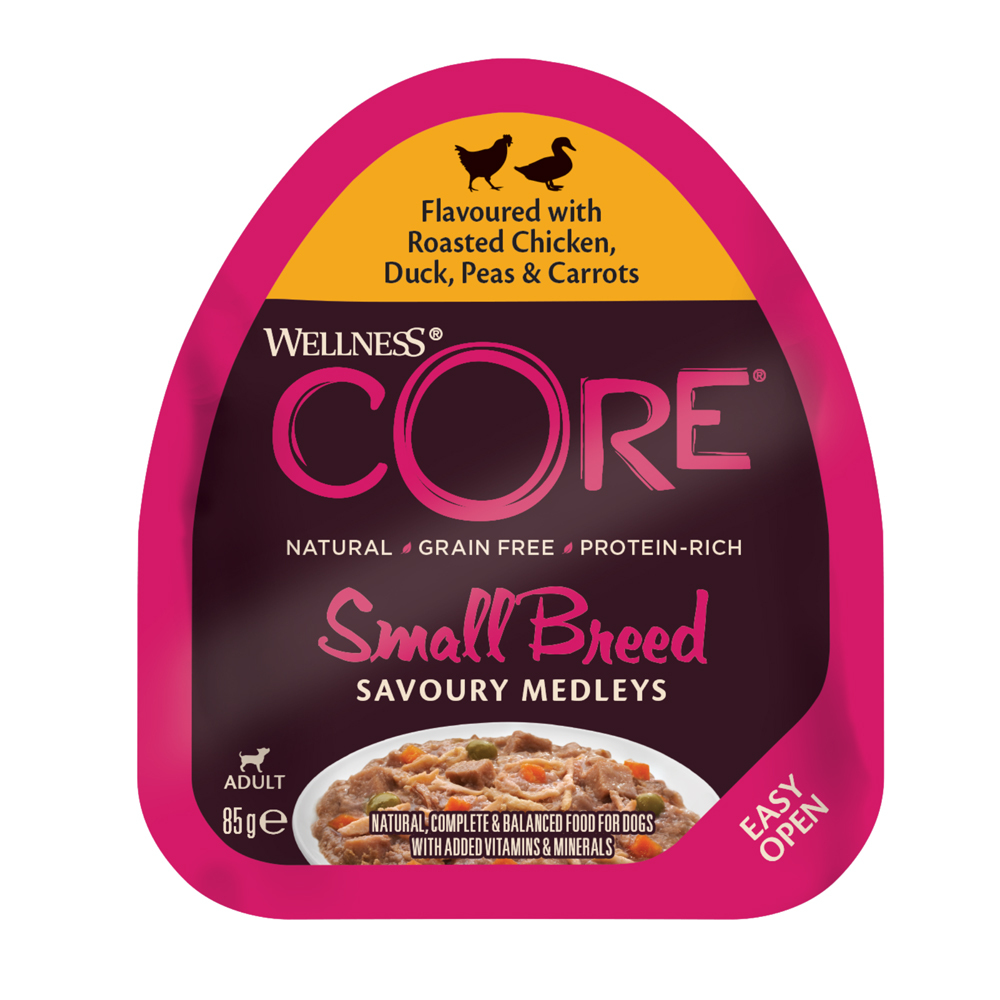 Wellness Core Adult Small Breed Savoury Medleys Butcher Selection 85g x 6