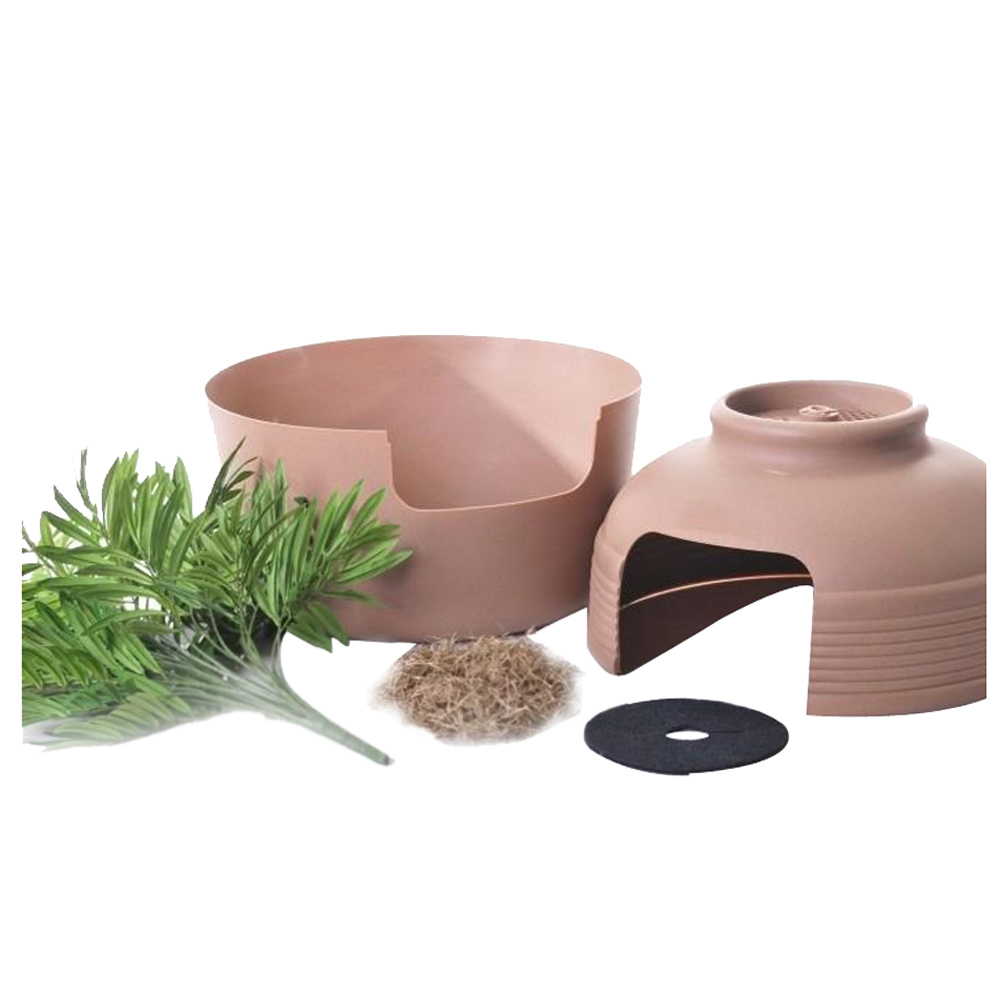 Plant outlet litter box