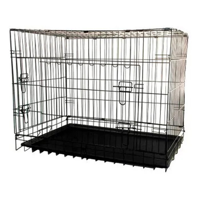 ShowMaster Double Door Folding Dog Crate 36 Inch