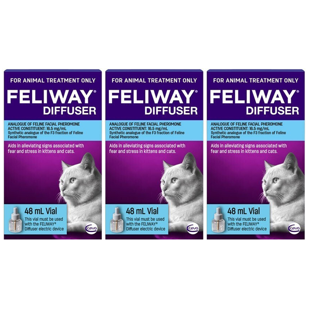 Feliway Friends Calming Diffuser Refill 48ml 3 Pack for Cats – Critters Pet  Health Store