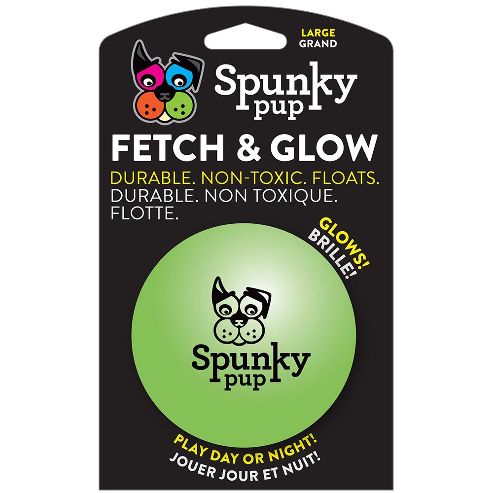 Fetch and shop glow dog ball