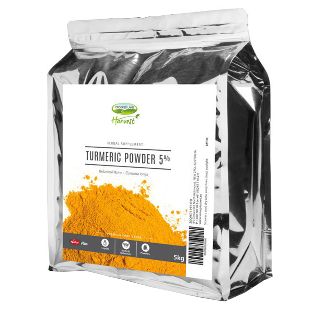 Crooked Lane Harvest Turmeric Powder Dogs & Horses Herbal Supplement