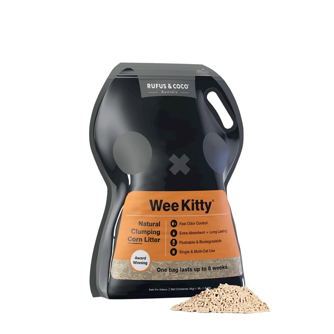 wee kitty clumping corn litter