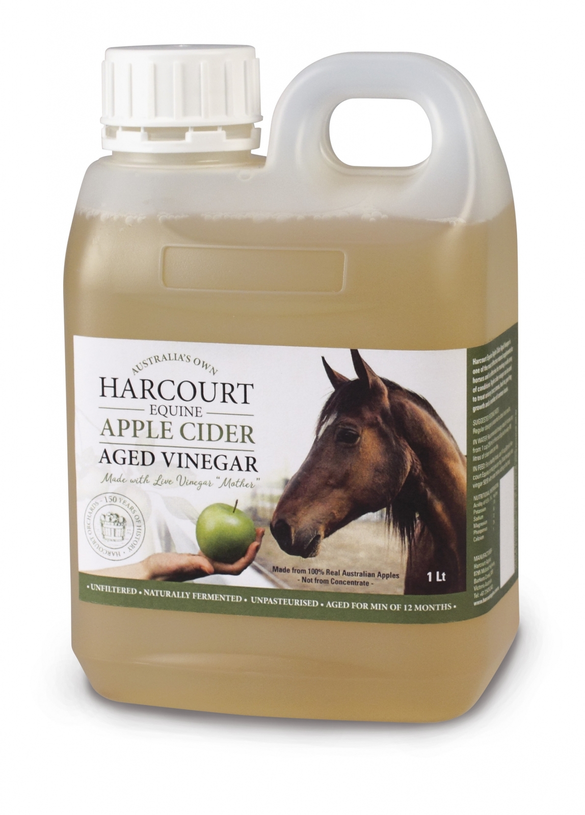 Harcourt Equine Aged Apple Cider Vinegar for Horses 2 Sizes