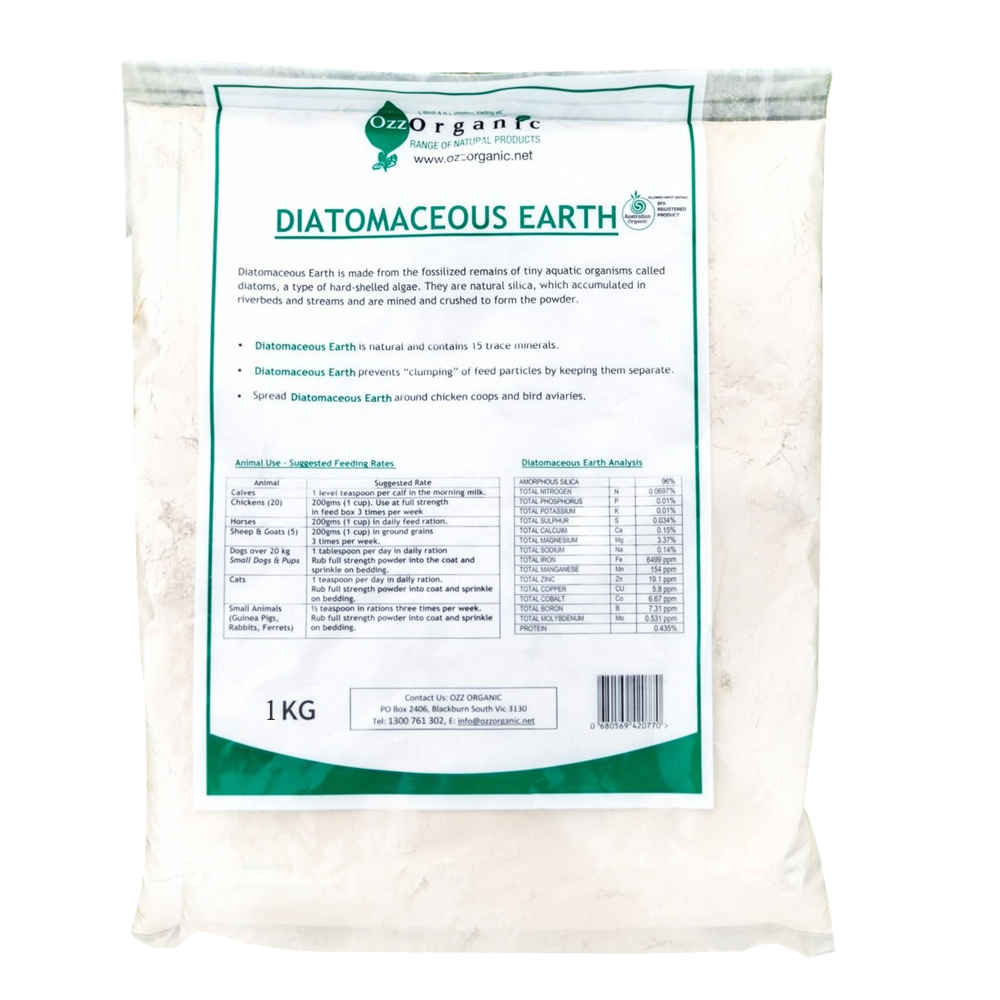 Ozz Organic Diatomaceous Earth Powder for Poultry & Livestock Bedding