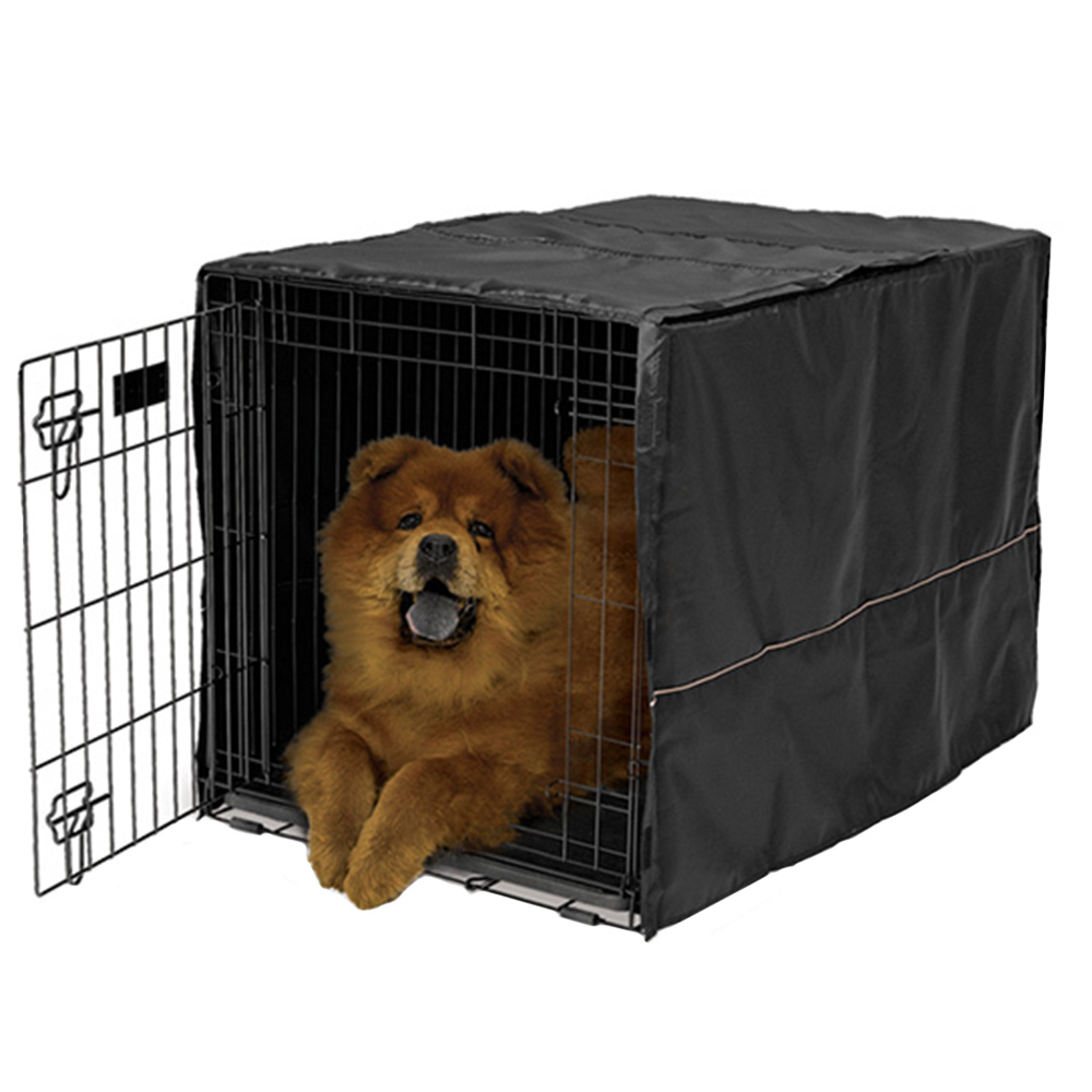 Midwest Dog Washable Crate Cover Durable Polyester Black 36