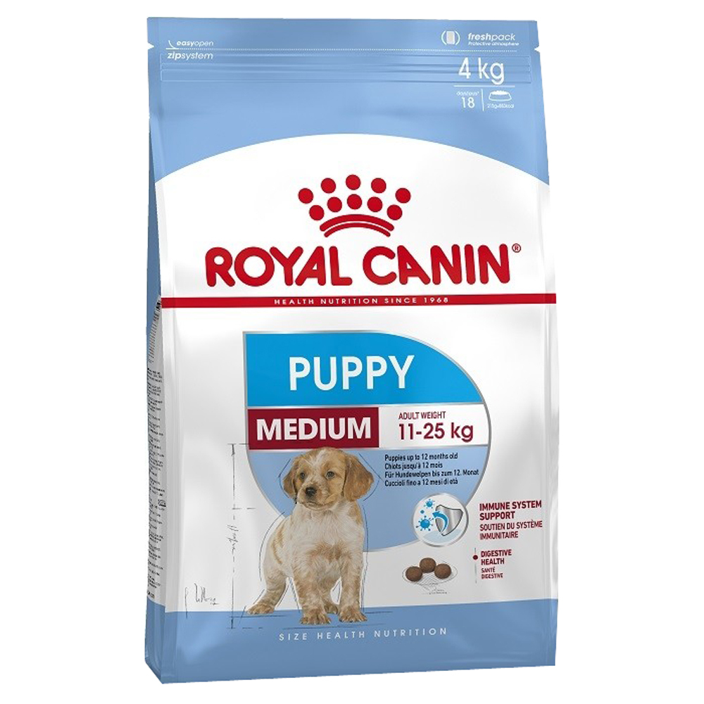 Puppy food for medium breeds outlet