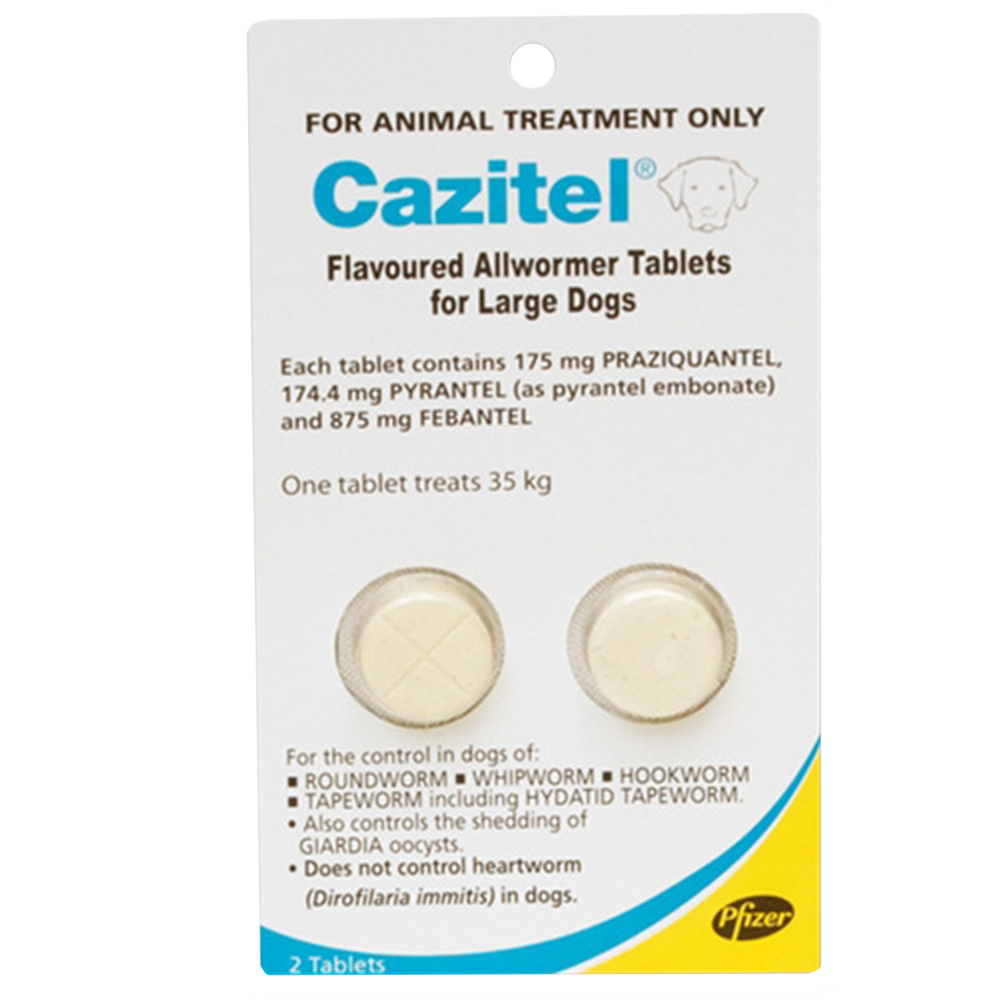 Cazitel worming tablets for dogs sales