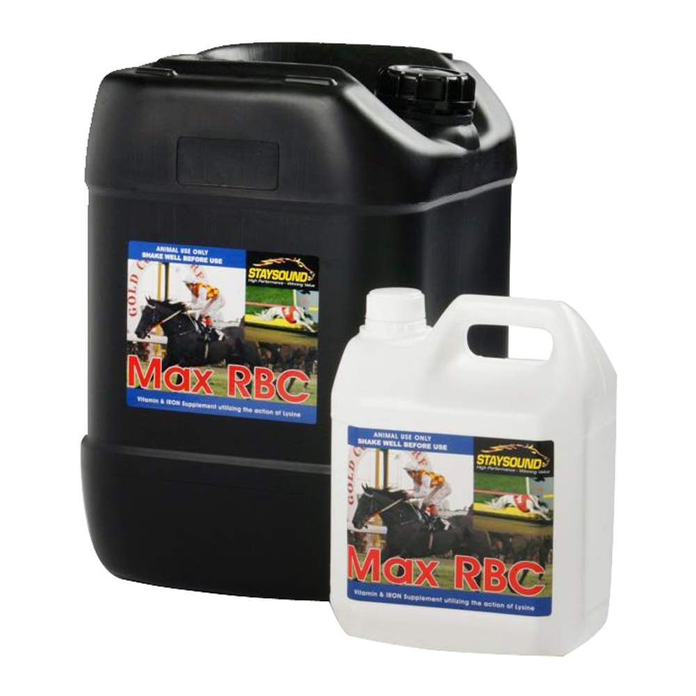 Staysound Max RBC Horses Vitamin & Iron Supplement 1L
