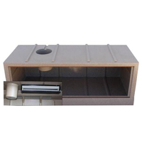 URS Deluxe Reptile Vivarium w/ Heat & Light Package Domed Sandstone Large