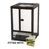 URS Terrarium Small Tower + 1x Lead with ES Fitting for Small Reptiles & Frogs image