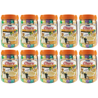 10 x Inaba Churu Puree Chicken Varieties Cat Food Topper 50 x 14g image