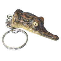URS Crocodile Head Key Ring Accessory Gift 25 x 28 x 55mm image