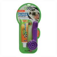 Triple Pet Ez-Dog Finger Kit Toothbrush & Paste for Dogs image