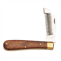 Prestige Pet Stainless Steel Thinning Knife Wooden Handle image