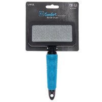 Zeez Comfort Slicker Brush Non-Slip Handle for Cats & Dogs Large image