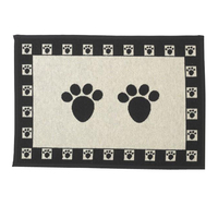 Petrageous Paws Print Pet Tapestry Placemat 33 x 48cm image