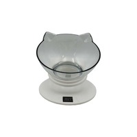 Zeez Single Elevated Tilted Easy Cleaning Cat Bowl 250ml image