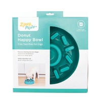 Zippy Paws Happy Bowl Non-Slip Base Slow Feeder Donut for Dogs image