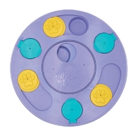 Zippy Paws Smarty Paws Puzzler Interactive Puzzle Feeder for Dogs Purple image