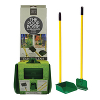 Zeez Poop Posse Pet Waste Clean-Up Brush & Pan 91cm image