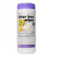 Petkin Litter Box Wipes Litter Box & Scoop Cleaner 40 Pack image