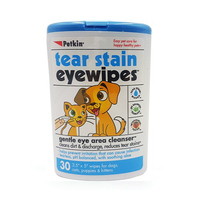 Petkin Tear Stain Eye Wipes Pet Gentle Eye Cleanser 30 Pack image