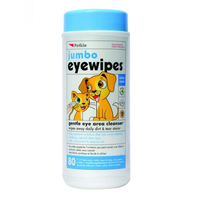 Petkin Eye Wipes Pet Eye Cleanser for Dogs & Cats Jumbo 80 Pack image