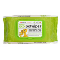 Petkin Bamboo Eco Pet Wipes Gentle Pet Cleanser 80 Pack image