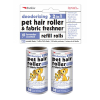 Petkin Pet Lint Hair Roller & Fabric Freshener Refill Lavender 120 Sheets image