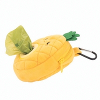 HugSmart Dog Waste Bag Dispenser Soft Plush Pooch Pouch Pineapple image