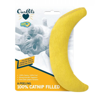 Our Pets Cosmic Catnip Filled Cat Toy Banana 16.5cm image