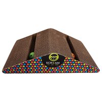 Scream Triangle Cat Scratcher Loud Multicolour 39.5 x 10cm image