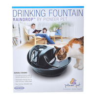 Pioneer Pet Ceramic Pet Fountain Raindrop Style 1.77L image