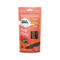 All Barks Bush Sticks Dog Treats Kangaroo & Venison 8 Pack 110g image