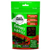 All Barks Farmers Nibbles Dog Treats Chicken Whitefish Spinach & Kelp 100g image