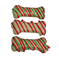 Huds & Toke Christmas Frosted Doggy Bone Dog Treat 3 Pack image