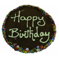 Huds & Toke Carob Frosted Doggy Birthday Cake Dog Treat 12cm image