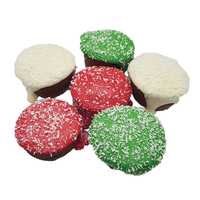 Huds & Toke Christmas Frosted Mutt Pudding Dog Treat Bulk 30 Pack image